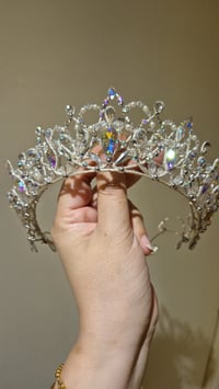 Image 3 of Pre-Order Double Lux Silver/AB gem Tiara