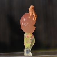 Image 7 of Color Changing UV Reactive White to Orange Glow in the Dark 3 inch Kewtie Addams Family Edition