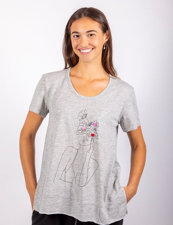 Image of Female Tee - Grey