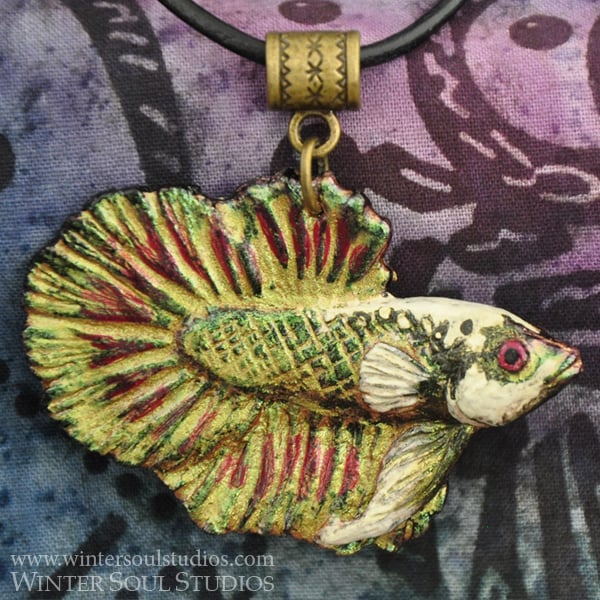 Image of Glimmering Betta Pendants