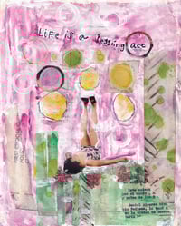  Life is a Juggling Act - Mixed Media Art