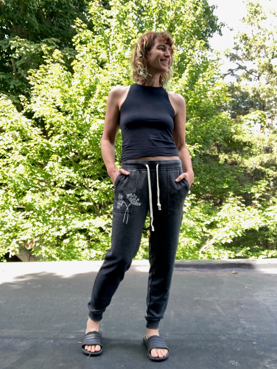 Wild Flower Joggers | Nic and the Newfie