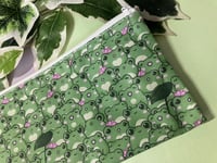 Image 3 of Cute Stacked Frogs Pencil Pouch