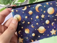 Image 2 of Cute Moon and Stars Zipper Pouch