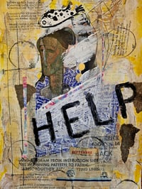 Image 2 of Help - Mixed Media Collage