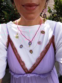 Image 3 of collana MINI MAZU filo macramè