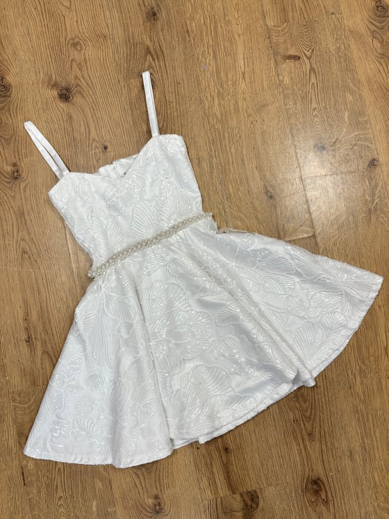 Image of White skater dress 