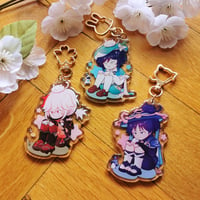 Image 1 of GENSHIN KEYCHAINS | Kazu, Scara, Venti 