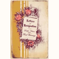 Image 1 of Letters of Resignation - Small Journal Notebook (Coral or Mustard)