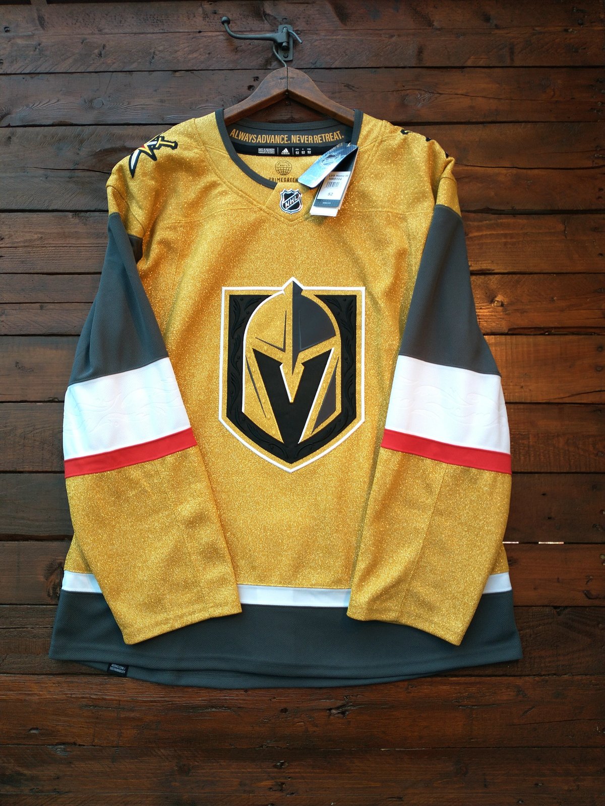 Adidas Vegas Golden Knights Fleury Alternate deals Jersey NWOT.