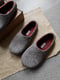 Image of WITH PAPRIKA felted wool slippers. Men's EU45
