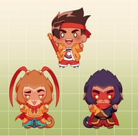 Image 1 of [PREORDER] STONEFRUITS TRIO PLUSHIE CHARMS