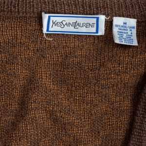 80s YSL cardigan