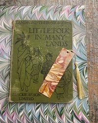 Image 2 of Gift wrapped Vintage Book - 'Little Folk In Many Lands' wrapped in Fern & Feather