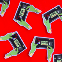 Image 2 of Spooky Movies - Sticker Waterproof