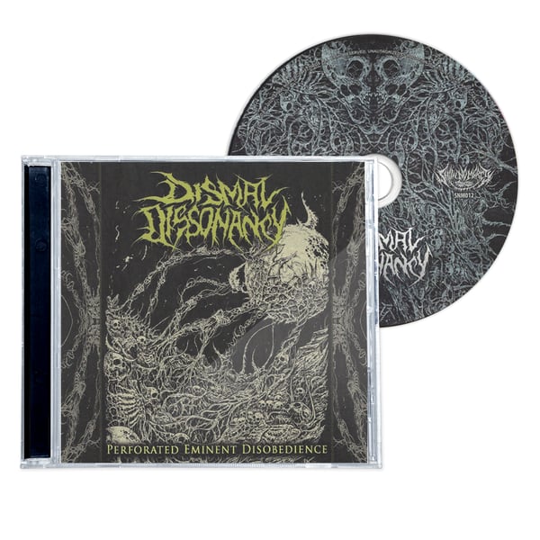 Image of DISMAL DISSONANCY "PERFORATED EMINENT DISOBEDIENCE" CD