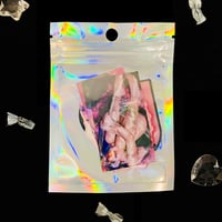 Image 1 of MATERIAL GIRL: Holographic Stickers (2 designs)