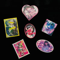 Image 4 of MATERIAL GIRL: Holographic Stickers (2 designs)