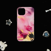 Image 1 of MATERIAL GIRL: Holographic Shiny Phone Case (gloss)