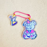 Image 3 of Itsy-Bitsy Laji: Holographic Acrylic Keychains (2 designs)