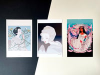 Image 1 of Bloom And Fly: Portrait Postcard Part2 (3 designs)