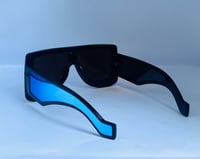 Image 3 of Oversized Blue Sunglasses 