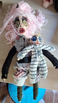 Image 9 of Personalized Coraline doll/handmade doll/gifts for Coraline fans “mini me” uk doll maker