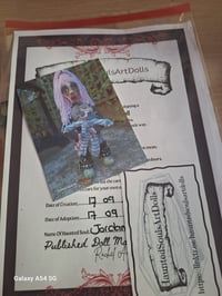 Image 21 of Personalized Coraline doll/handmade doll/gifts for Coraline fans “mini me” uk doll maker