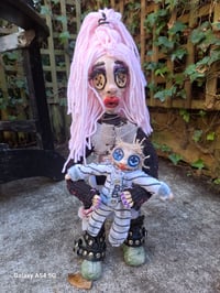 Image 1 of Personalized Coraline doll/handmade doll/gifts for Coraline fans “mini me” uk doll maker