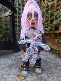 Image 3 of Personalized Coraline doll/handmade doll/gifts for Coraline fans “mini me” uk doll maker