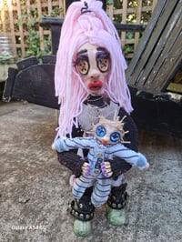 Image 2 of Personalized Coraline doll/handmade doll/gifts for Coraline fans “mini me” uk doll maker