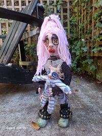 Image 5 of Personalized Coraline doll/handmade doll/gifts for Coraline fans “mini me” uk doll maker
