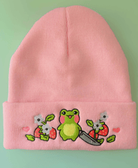 Image 1 of Knife Frog | Beanie Hat