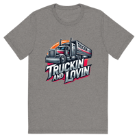 Image 5 of Kill Love #TruckinandLovin Unisex Tri-Blend Short sleeve t-shirt