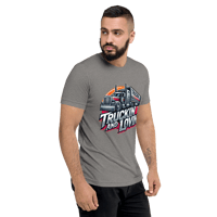 Image 3 of Kill Love #TruckinandLovin Unisex Tri-Blend Short sleeve t-shirt