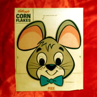 Image 1 of Pixie - Kelloggs Corn Flakes Hanna Barbara mask (1961) - backside