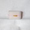 Everyday Bracelet - Yellow Jade on Pink