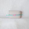 Everyday Bracelet - Rose Quartz on Turquoise