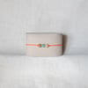 Everyday Bracelet - Amazonite on Fluorescent Orange