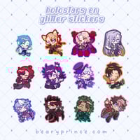 Holostars EN Glitter Stickers