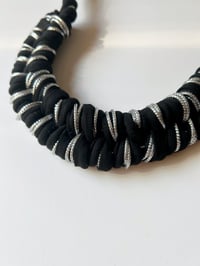 Image 1 of Collar Black&Silver Trap