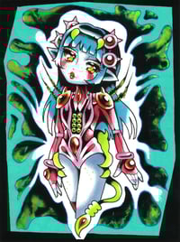 Image 3 of Bubblemech Girl Archival Print