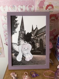 Image 1 of framed 1 of 1 print - bunny in london (2023) 3/5