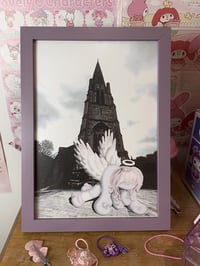 Image 1 of framed 1 of 1 print - bunny in london (2023) 5/5