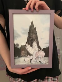 Image 2 of framed 1 of 1 print - bunny in london (2023) 5/5