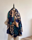 Flower Luxury Cashmere Colorful Shawl/Scarf