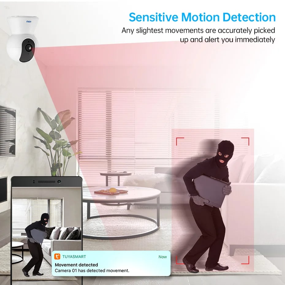 MSL 8MP 4K UHD Smart IP Camera - Indoor Wireless Security Camera with Auto Tracking