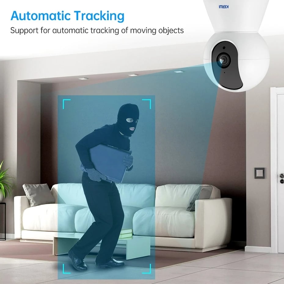 MSL 8MP 4K UHD Smart IP Camera - Indoor Wireless Security Camera with Auto Tracking