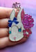 Image of Bunny Rose Resin Keychain