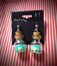 Image 1 of Boba Tea Bottle Earrings